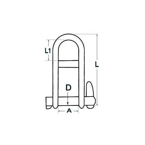 Grillo con chiusura a scatto inox AISI 316 con barretta misure