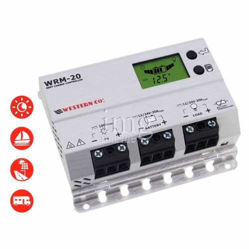 Regolatore di carica MPPT WRM 20A Western
