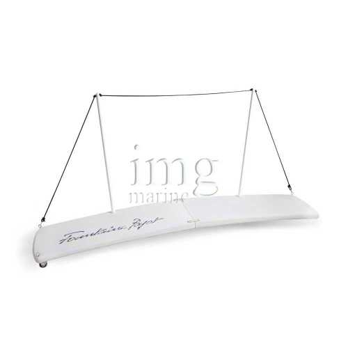 Passerella pieghevole Carbon Line Polymer 220 cm - Corrimano