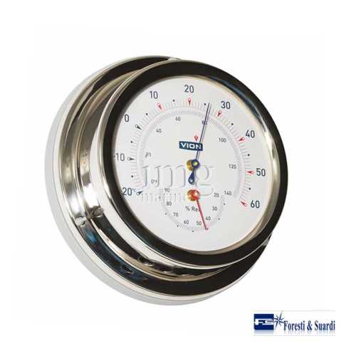 Termoigrometro Ø 127 acciaio inox F&S Termoigrometro Ø 127 acciaio inox F&S