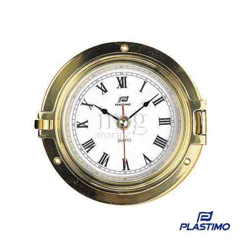 Orologio Ø 140 ottone lucido Plastimo
