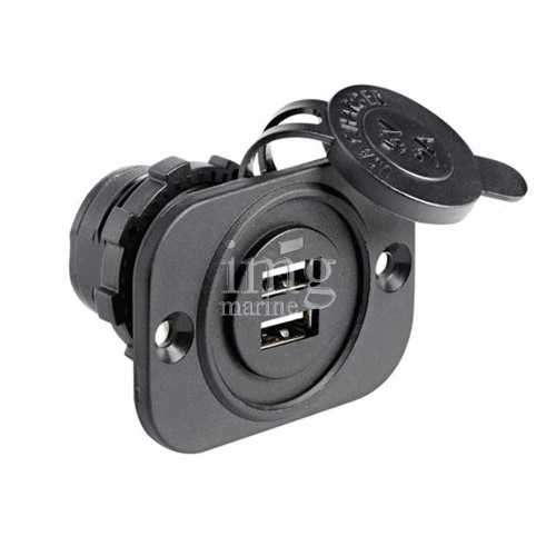 Presa con 2 porte USB