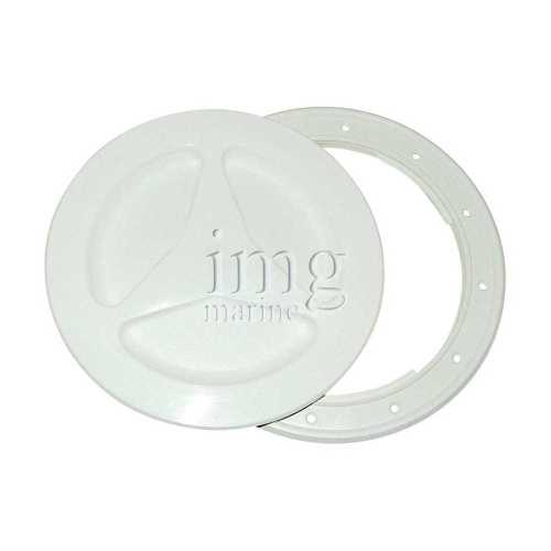 Tappo di spezione stagno BW2 bianco con guarnizione