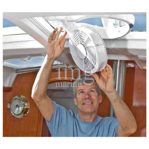 Ventilatore orientabile Caframo per passauomo alimentazione 12V