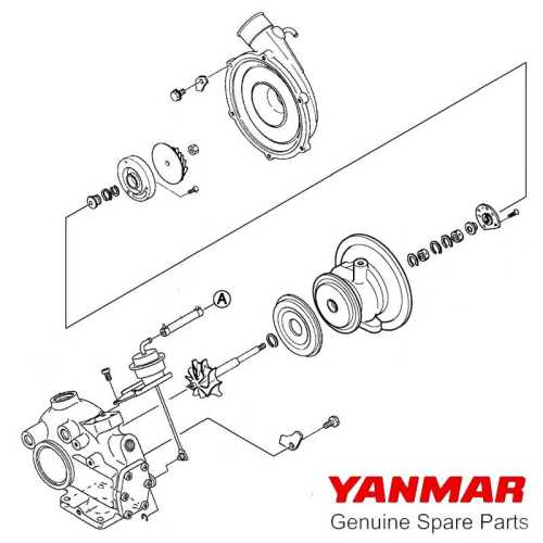 Turbina 4LHA-STE-STZE Yanmar disegno