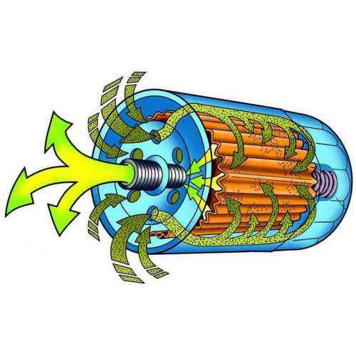 Filtro gasolio Volvo-Penta 2001 disegno