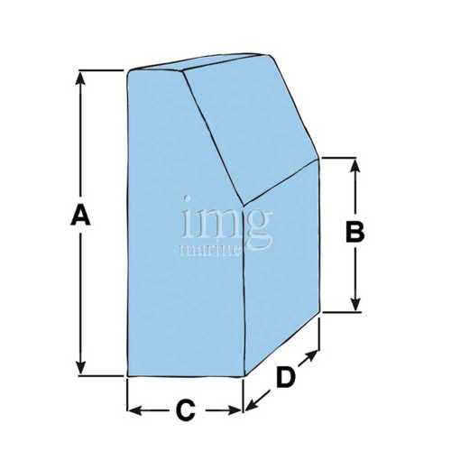Telo copri consolle 420D misure