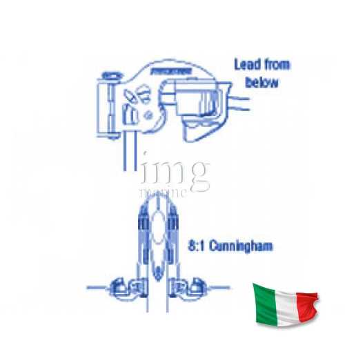 Torretta basculante con bozzello e strozzascotte disegno1