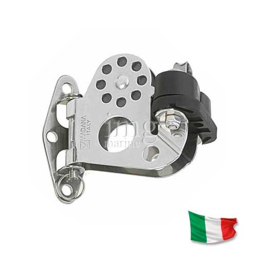 Torretta basculante con bozzello e strozzascotte