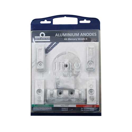 Kit anodi in alluminio per Mercury verado 6