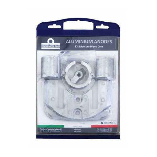 Kit anodi in alluminio per Mercruiser Bravo I