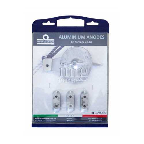 Kit anodi in alluminio per Yamaha 40-60