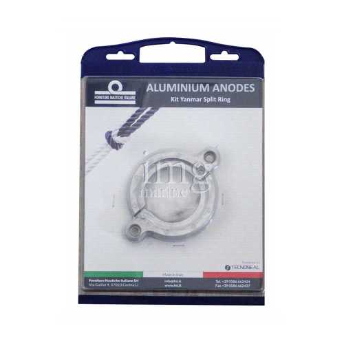 Kit anodi in alluminio per saildrive Yanmar