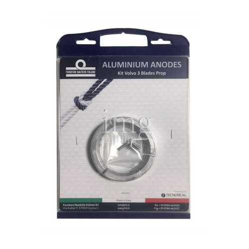 Kit anodi in alluminio per Volvo 3 pale