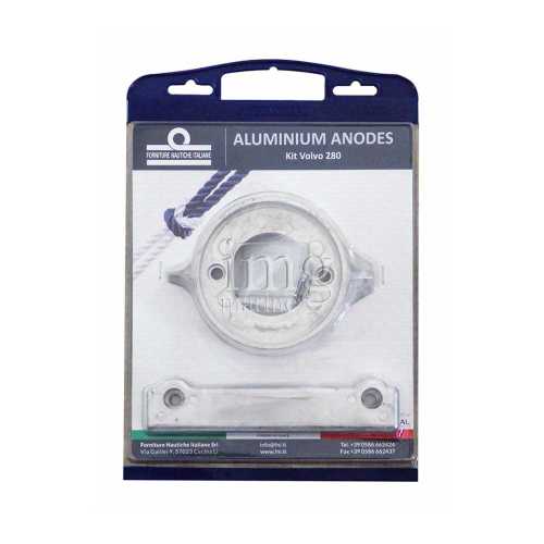 Kit anodi in alluminio per Volvo 280