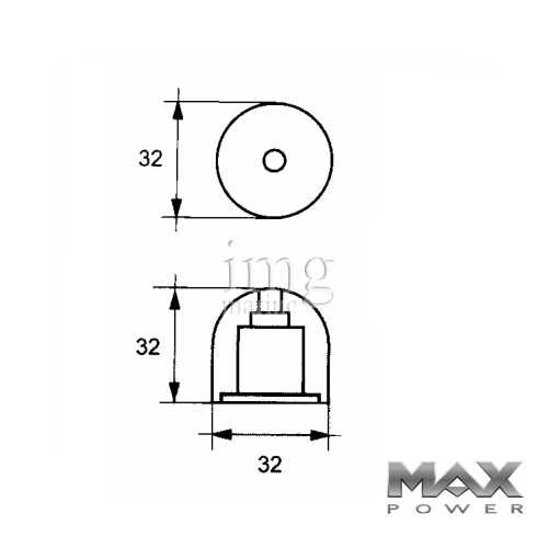 Anodo elica di prua Bow Thruster Max Power misure