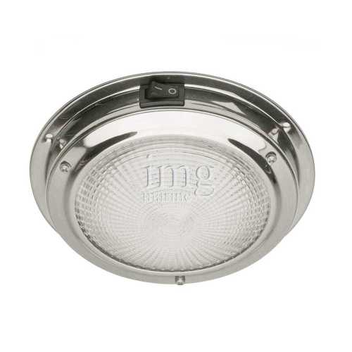 Plafoniera Led inox Classic