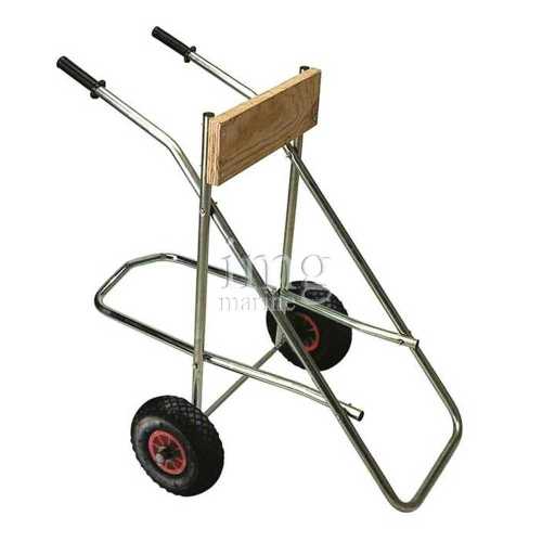 Carrello portamotore 25Hp con ruote gonfiabili