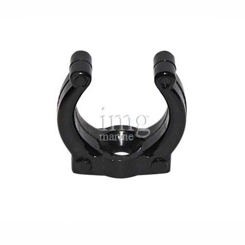 Clip in plastica nera piccola