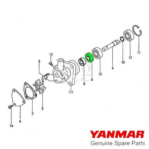 Paraolio TC8227 originale Yanmar disegno