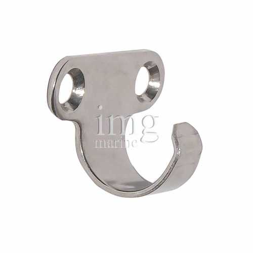 Gancetto in acciaio inox stampato