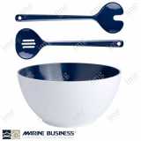 Marine Business Insalatiera Summer Blue con posate in melamina infrangibile