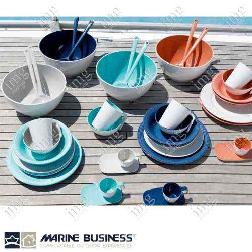 Stoviglie infrangibili Marine Business, in melamina serie Harmony & Summer