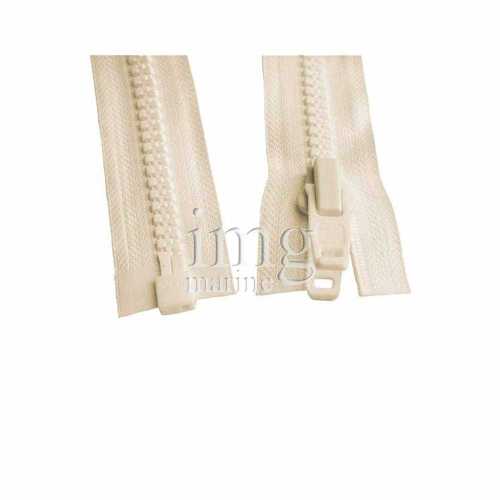 Cerniera lampo YKK zip catena 10 per uso nautico Beige