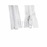 Cerniera lampo YKK zip catena 10 per uso nautico Bianca