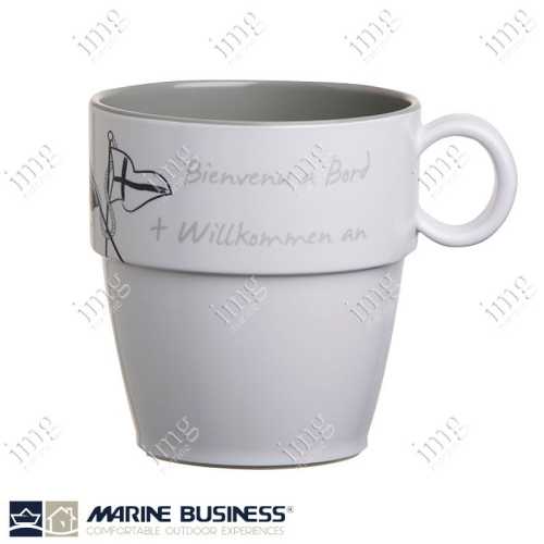 Set piatti 17 pezzi Welcome on Board Marine Business Tazza Mug