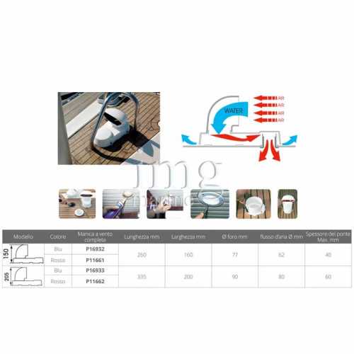 Plastimo Maniche a vento Dorade