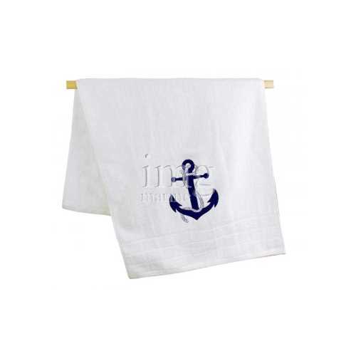 Asciugamano Bianco 50 x 100 cm piegata