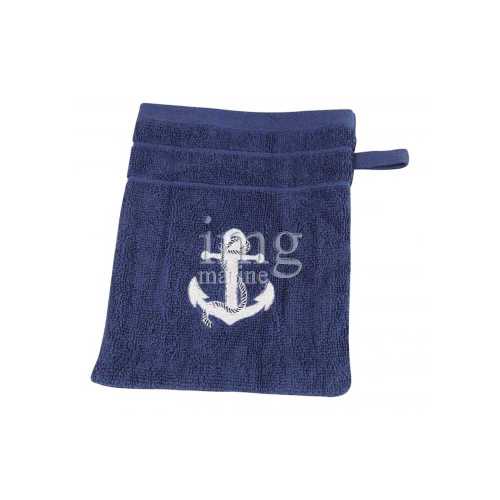 Guanto da Toilette Blu 16 x 21 cm