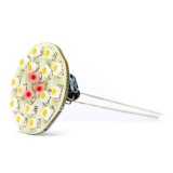 Lampadina 18 Led Dualvision G4 Ø 30 rossa