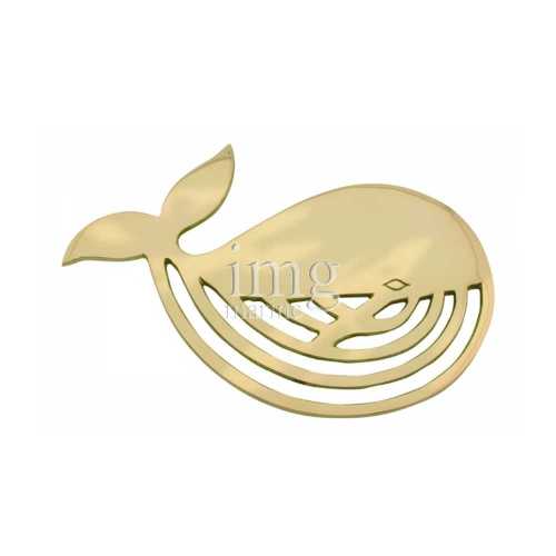 Sottopentola Balena in ottone