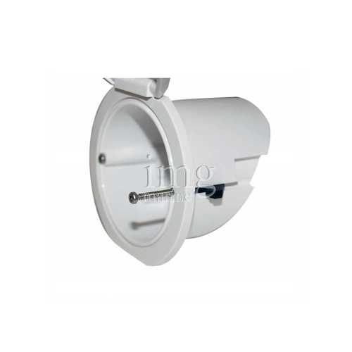 Box Porta Miscelatore Tondo Cromato Plastimo