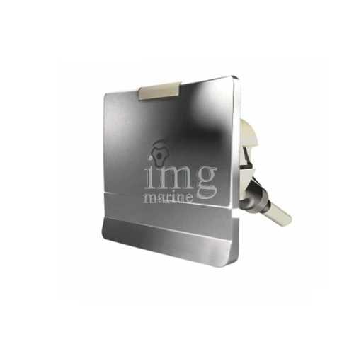 Box Porta Miscelatore Quadrato Cromato Plastimo Box Porta Miscelatore Quadrato Cromato Plastimo