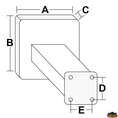 Supporto motore fuoribordo 50kg disegno Supporto motore fuoribordo 50kg disegno