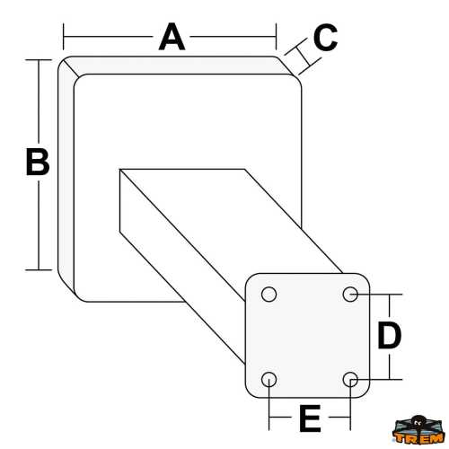 Supporto motore fuoribordo Inox 316-30kg misure