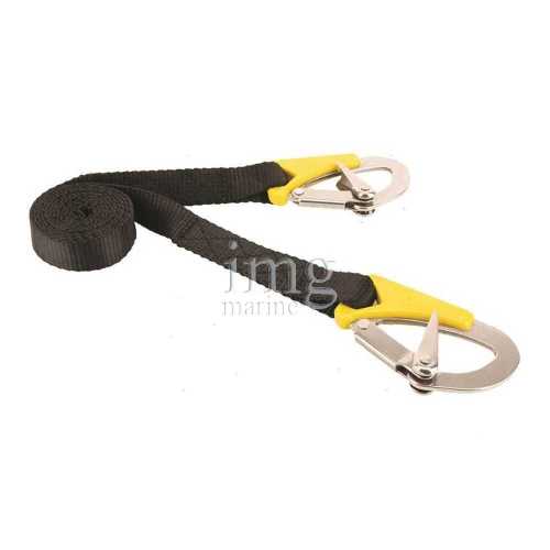 Nastro di sicurezza Safety Line 2 moschettoni Inox e sistema overload Overload ISO12401 VSG