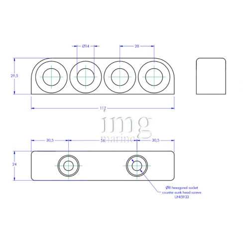 Multi Ring Organizer 4 Fori Antal misure