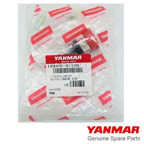 Pulsante Stop rosso Yanmar busta