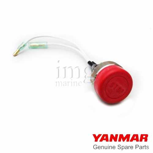 Pulsante Stop rosso Yanmar