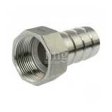 Portagomma femmina dritto Inox