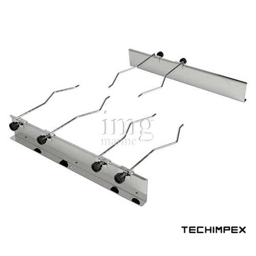 Fermapentole cucina Techimpex 4 fuochi