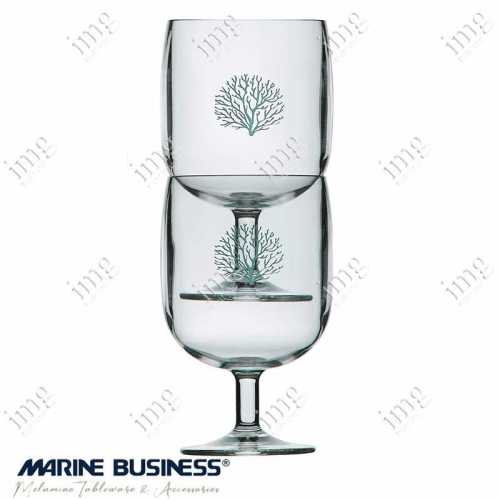 6 Bicchieri Vino infrangibili in Ecozen Mare Harmony Marine Business