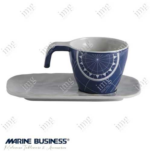 Tazzine caffè Pacific Marine Business 6 pezzi in melamina infrangibile