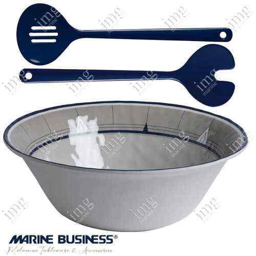 Insalatiera con posate Pacific Marine Business in melamina infrangibile