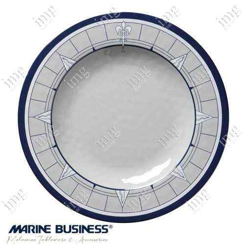 Set Piatti 25 pezzi Pacific Marine Business infrangibili in melamina - piatto dessert