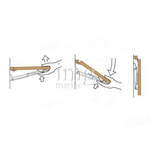 Supporto abbattibile Roca Rakego modo d'uso